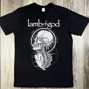 Lamb of God 2021 North America Concert Tour Merch Graphic T-Shirt Size Medium